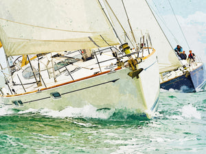 Sail Racers Off Cape Cod